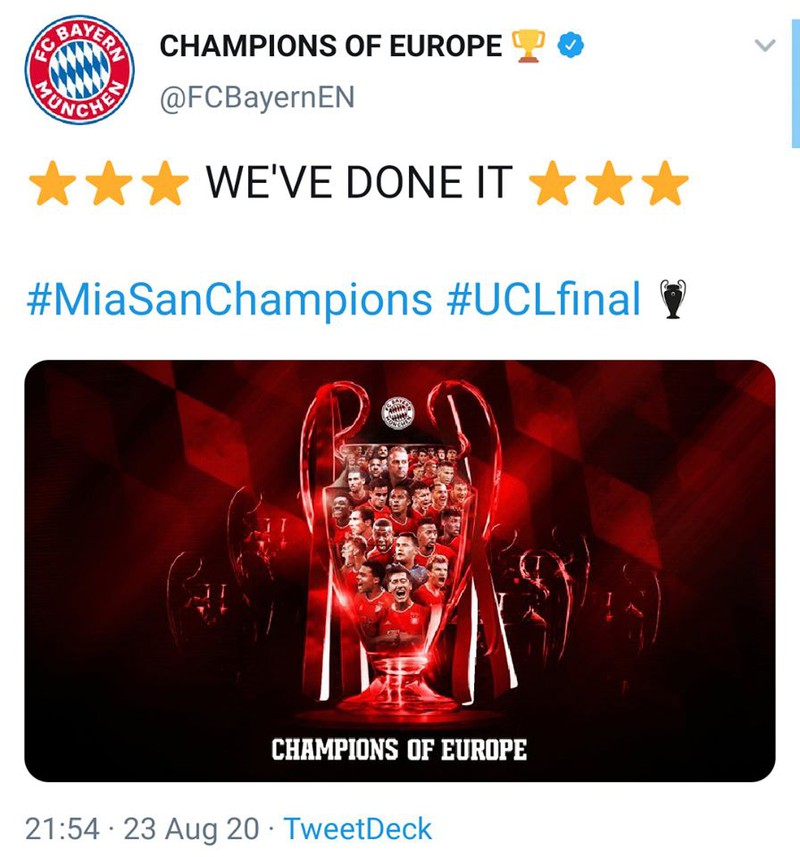 vo dich champions league, dan sao bayern munich "nhuom do" mang xa hoi hinh 1