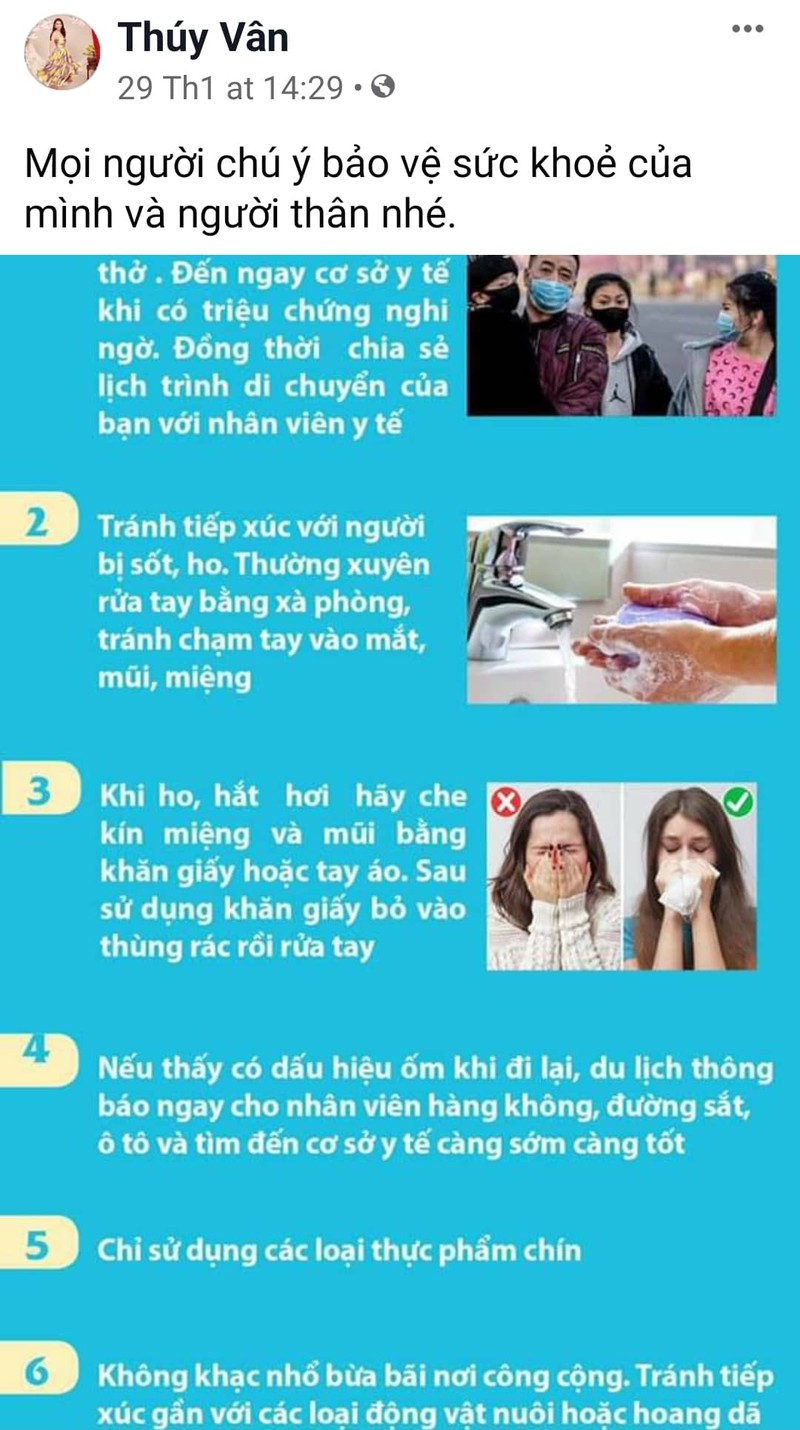 hoa hau, nghe si viet chia se cach phong chong dich virus corona hinh 2