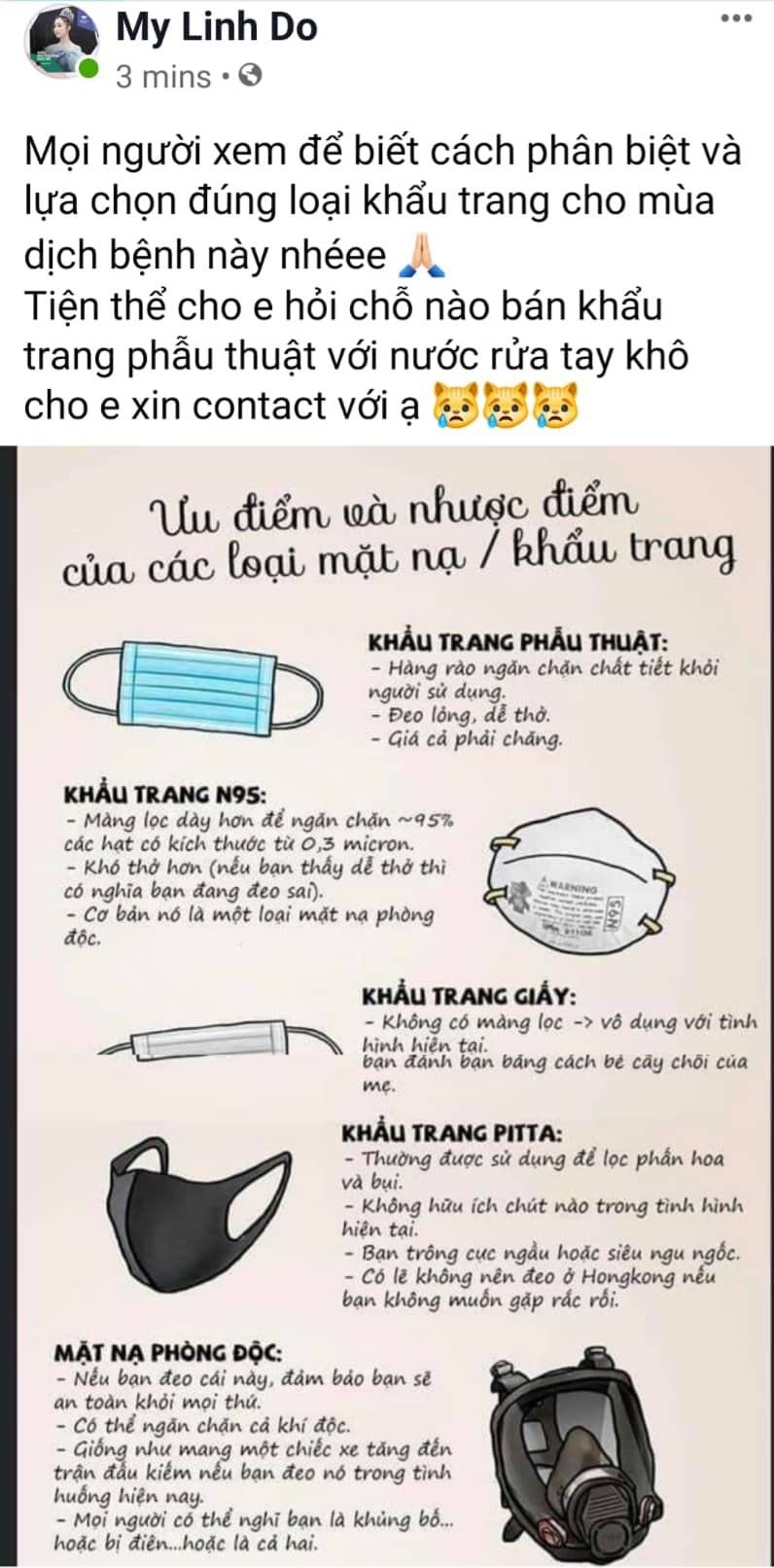 hoa hau, nghe si viet chia se cach phong chong dich virus corona hinh 1