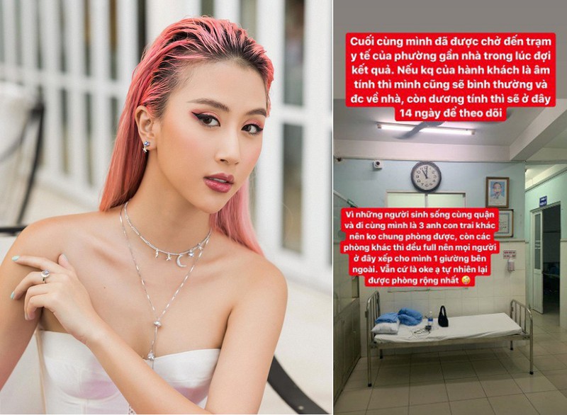 chuyen showbiz: quynh anh shyn bi cach ly tap trung vi dich covid-19 hinh 1