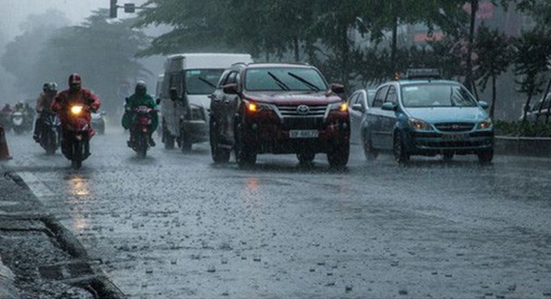thoi tiet hom nay: ha noi se co mua rao ha nhiet vao chieu toi hinh 1