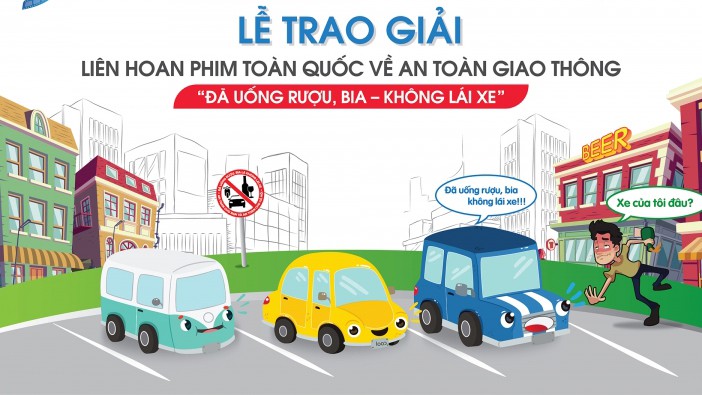 trao giai lien hoan phim toan quoc ve an toan giao thong hinh 1