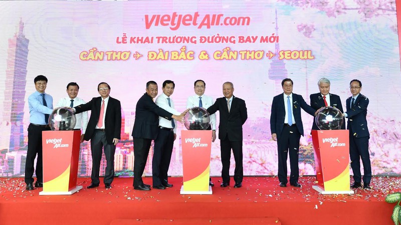 vietjet khai truong hai duong bay ket noi can tho voi seoul, dai bac hinh 1