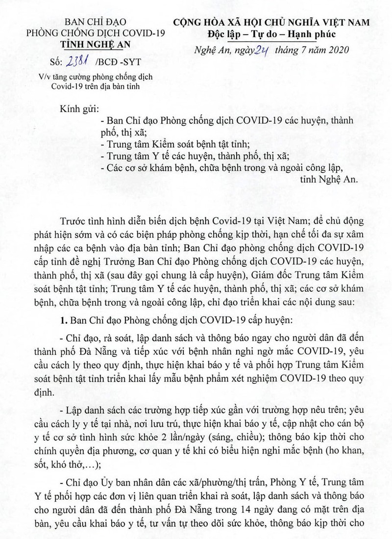 nghe an yeu cau nhung nguoi da den da nang trong 14 ngay qua khai bao y te hinh 1