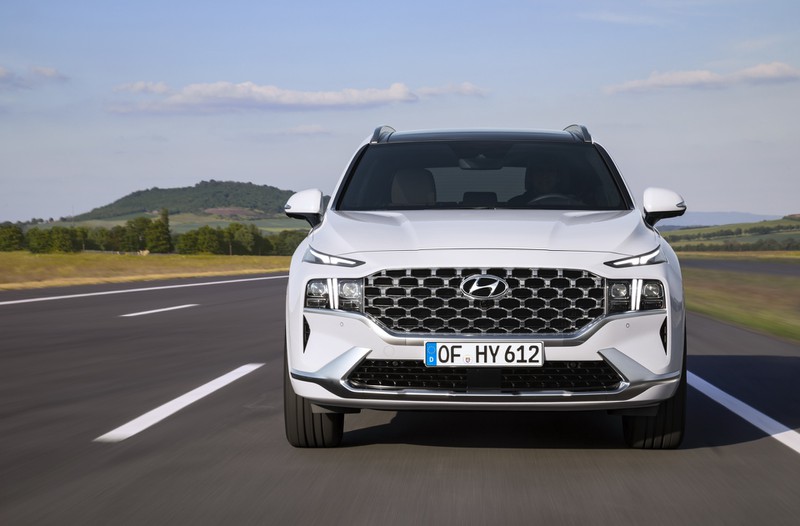 hyundai santa fe 2021 "lot xac" tu trong ra ngoai hinh 2