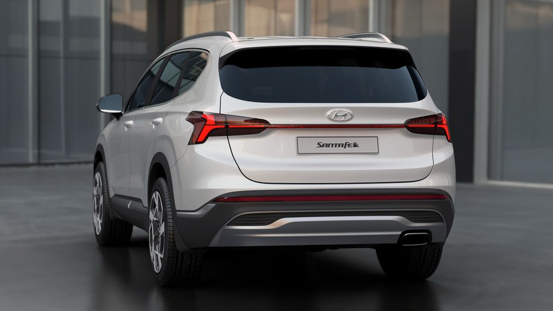 hyundai santa fe 2021 "lot xac" tu trong ra ngoai hinh 4