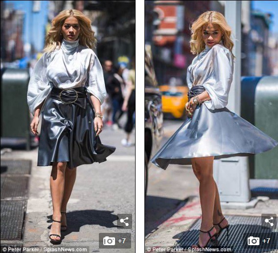 rita ora suyt gap su co trang phuc khi mac do giong marilyn monroe  hinh 3