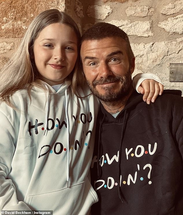 david beckham khoe con gai cung xinh dep "don tim" fan hinh 2