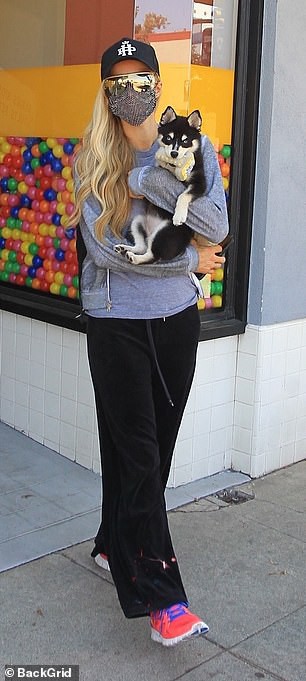 "co dao" paris hilton gian di be thu cung di dao pho hinh 4