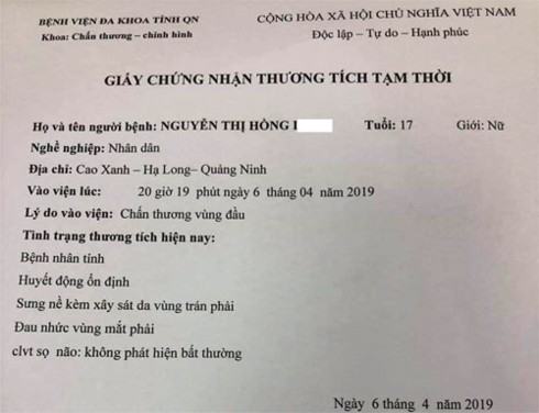 thong tin tiep vu nu sinh thpt bi danh hoi dong ngay giua tp ha long hinh 7