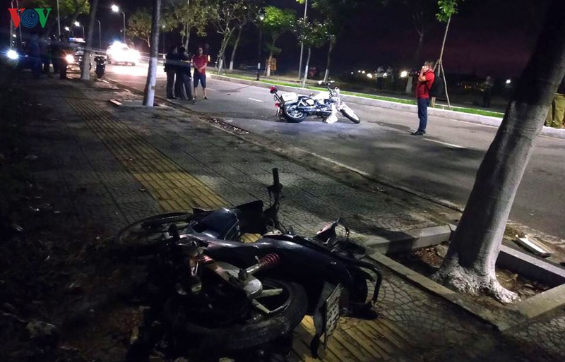xe chuyen dung tai hien truong truy bat cuop, 2 canh sat o da nang hy sinh hinh 2