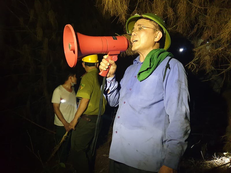 anh: lua rung ruc o rung nghe an, hang nghin nguoi xuyen dem dap lua hinh 6