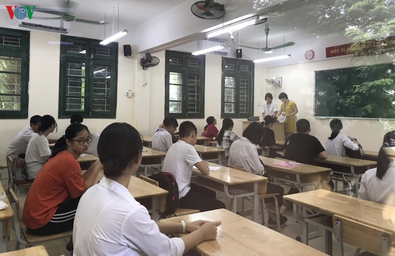 thi vao 10: thay doi "thoi gian cho" de giam cang thang cho thi sinh hinh 1