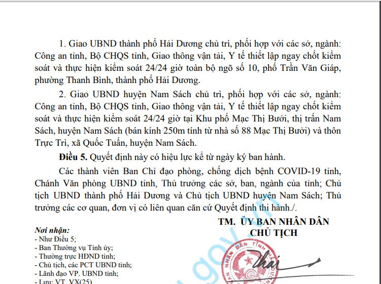 thiet lap vung phong toa cach ly y te toan bo thon truc tri tu 0h ngay 17/8 hinh 1