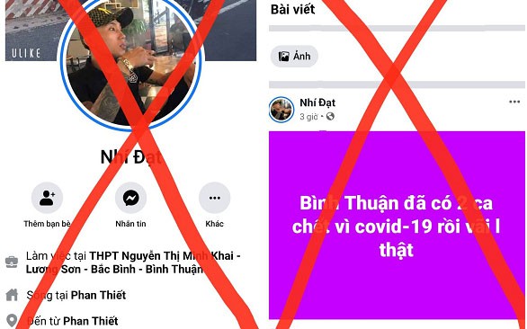 dang tin 2 nguoi chet vi covid-19 de cau like, ban hang hinh 1
