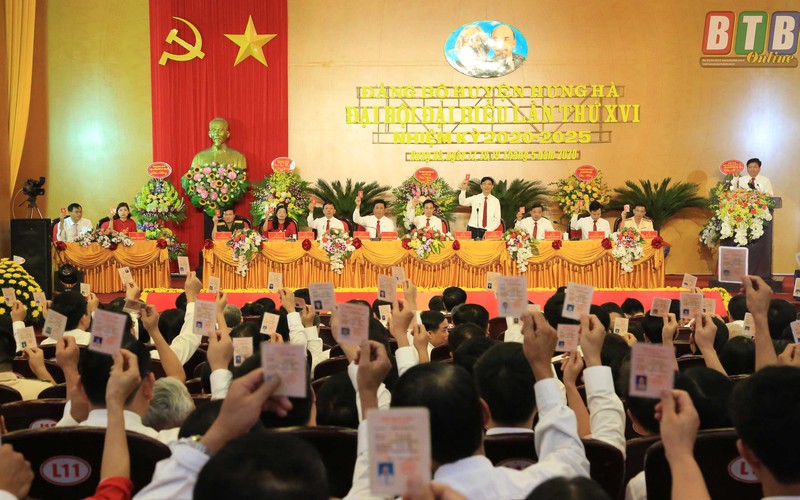 thai binh hoan thanh dai hoi dang bo co so som hon ke hoach 1 thang hinh 1