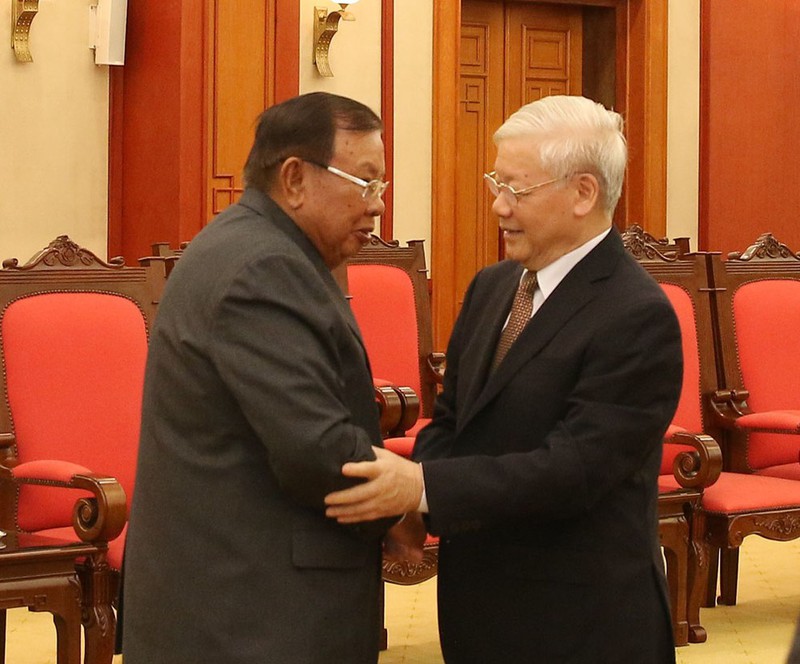 tong bi thu, chu tich nuoc nguyen phu trong dien dam voi nguoi dong cap lao hinh 1