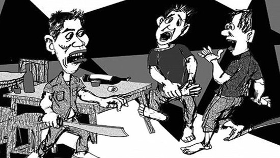 danh nhau gay thuong tich - xu ly nhu the nao? hinh 1