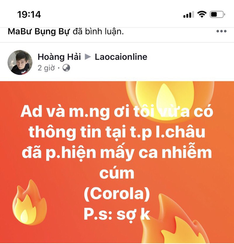 lao cai xu ly 3 doi tuong tung tin sai su that ve virus covid-19 hinh 1