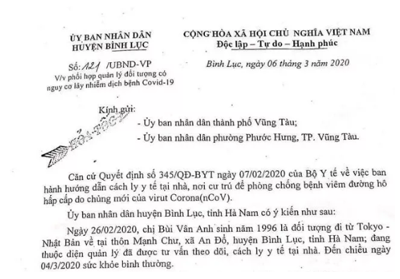 mot nguoi phu nu cung chong tron khoi khu cach ly vao tp ba ria hinh 1