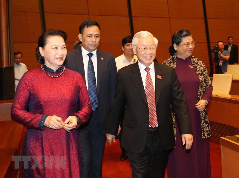 hinh anh le khai mac ky hop thu chin, quoc hoi khoa xiv hinh 3