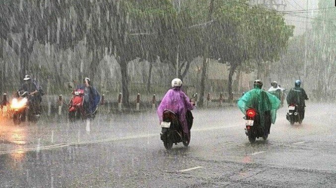 thoi tiet 23/5: ha noi co mua vua, mua to. nam bo, ngay nang nong hinh 1