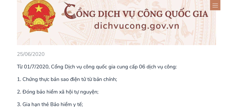 tu 1/7, chung thuc ban sao dien tu tren cong dich vu cong quoc gia hinh 1