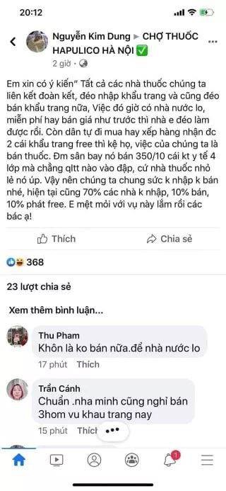 cho thuoc hapulico "khong ban khau trang", cam phong vien chup anh hinh 7