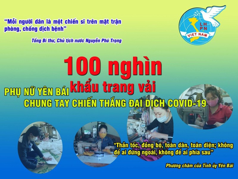 phu nu yen bai cap toc may 100.000 khau trang vai phat mien phi hinh 1