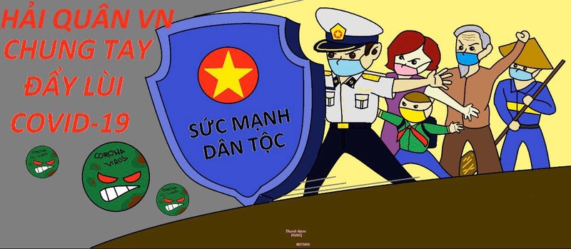 hoc vien hai quan phat dong ve tranh co dong chong covid-19 hinh 4