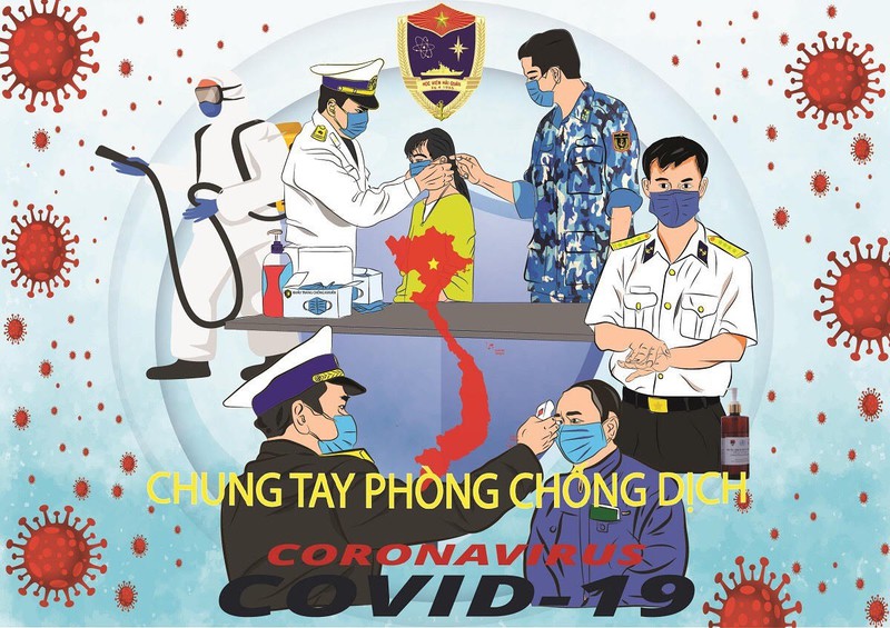 hoc vien hai quan phat dong ve tranh co dong chong covid-19 hinh 5