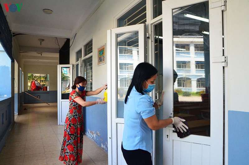 cac truong tieu hoc, mam non o ha noi san sang don hoc sinh hinh 2