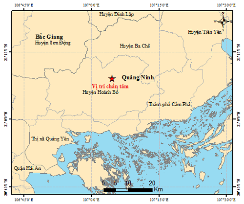 dong dat 2,6 do richter o quang ninh hinh 1