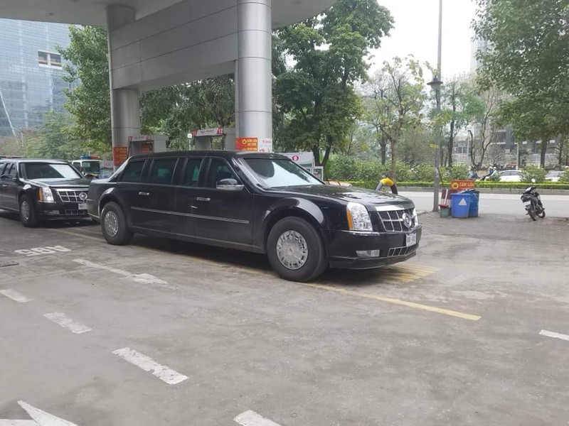 nhung hinh anh "quai thu" cadillac one cua donald trump tai ha noi hinh 6