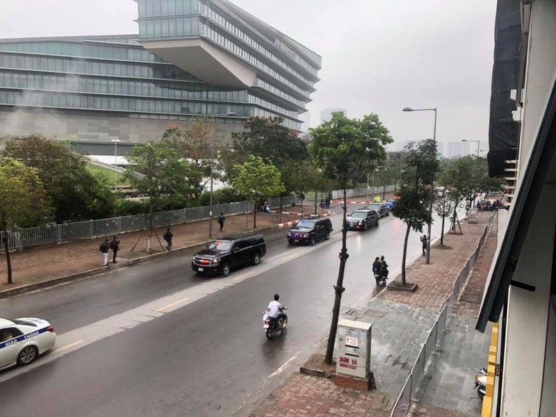 nhung hinh anh "quai thu" cadillac one cua donald trump tai ha noi hinh 8