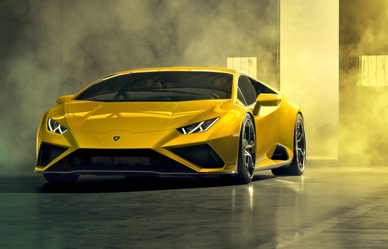 lamborghini ra mat phien ban dan dong cau sau cua huracan evo hinh 8