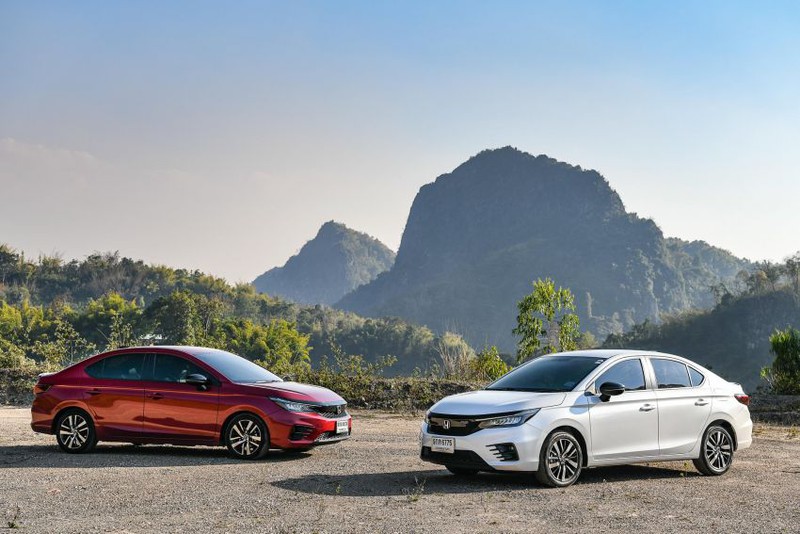 chi tiet honda city 1.0l turbo rs tai thai lan. hinh 1