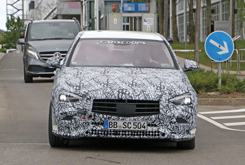 ro ri nhung hinh anh dau tien cua mercedes-benz c-class 2021 hinh 3