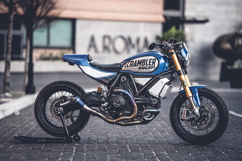 cc racing garage chien thang giai "do" xe voi ducati scrambler 1100 hinh 10