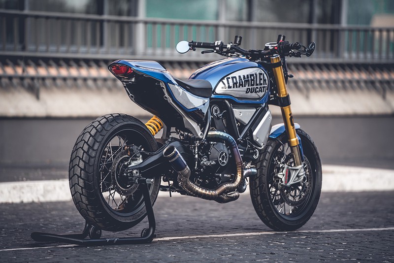 cc racing garage chien thang giai "do" xe voi ducati scrambler 1100 hinh 5