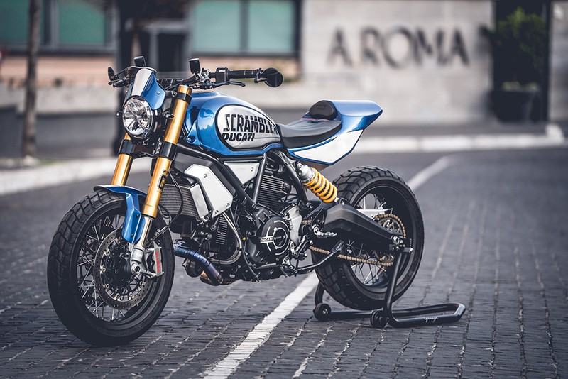cc racing garage chien thang giai "do" xe voi ducati scrambler 1100 hinh 7