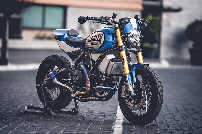 cc racing garage chien thang giai "do" xe voi ducati scrambler 1100 hinh 8
