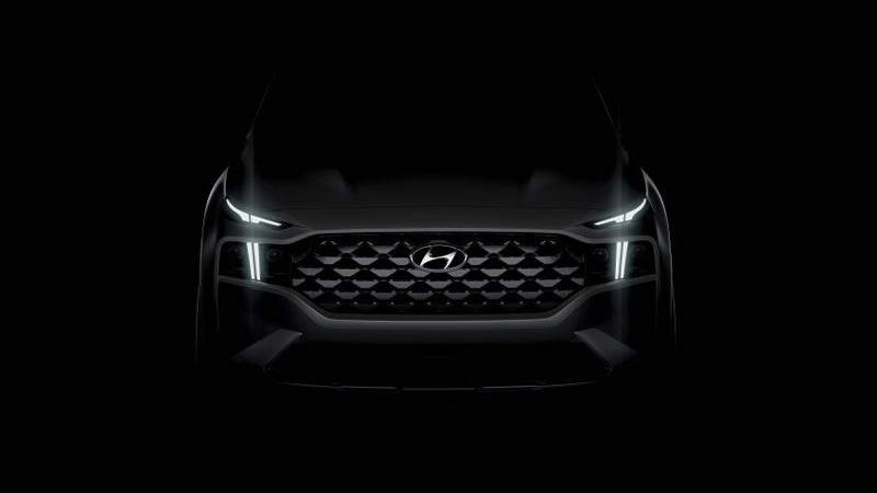 lo dien nhung hinh anh dau tien cua hyundai santa fe 2021 hinh 2