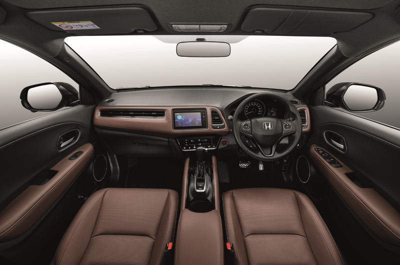 honda hr v rs them tuy chon goi noi that boc da nau bat mat hinh 1