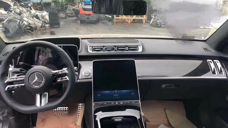 mercedes s-class 2021ra mat man hinh mbux "khong lo" moi hinh 2