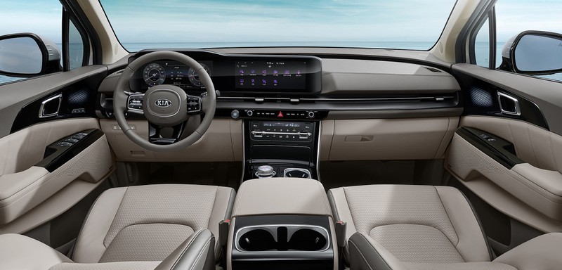 he lo hinh anh noi that chiec kia sedona 2021 hinh 1