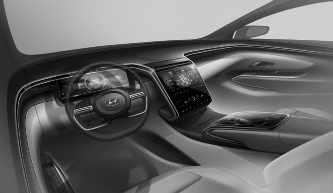 lo dien nhung hinh anh dau tien cua hyundai tucson 2021 hinh 3