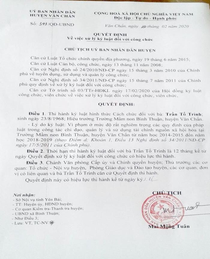 yen bai ky luat hieu truong va hieu pho truong mam non hinh 1