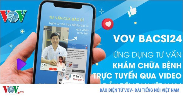 bac si quoc dan tren ung dung vov bacsi24 hinh 1