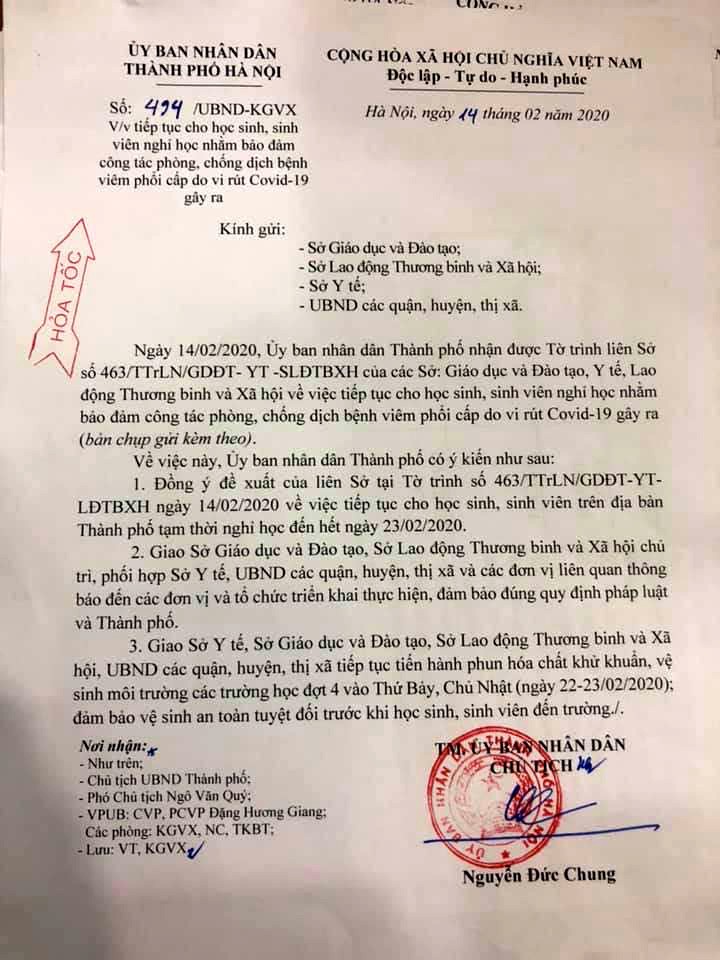 ha noi tiep tuc cho hoc sinh nghi hoc phong chong dich covid-19 hinh 2